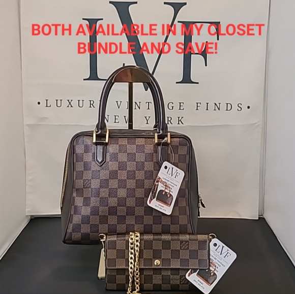 LOUIS VUITTON VINTAGE 2010 DAMIER PORTE MONNAIE 10 CARD CREDIT WALLET W/CHAIN - Picture 7 of 17